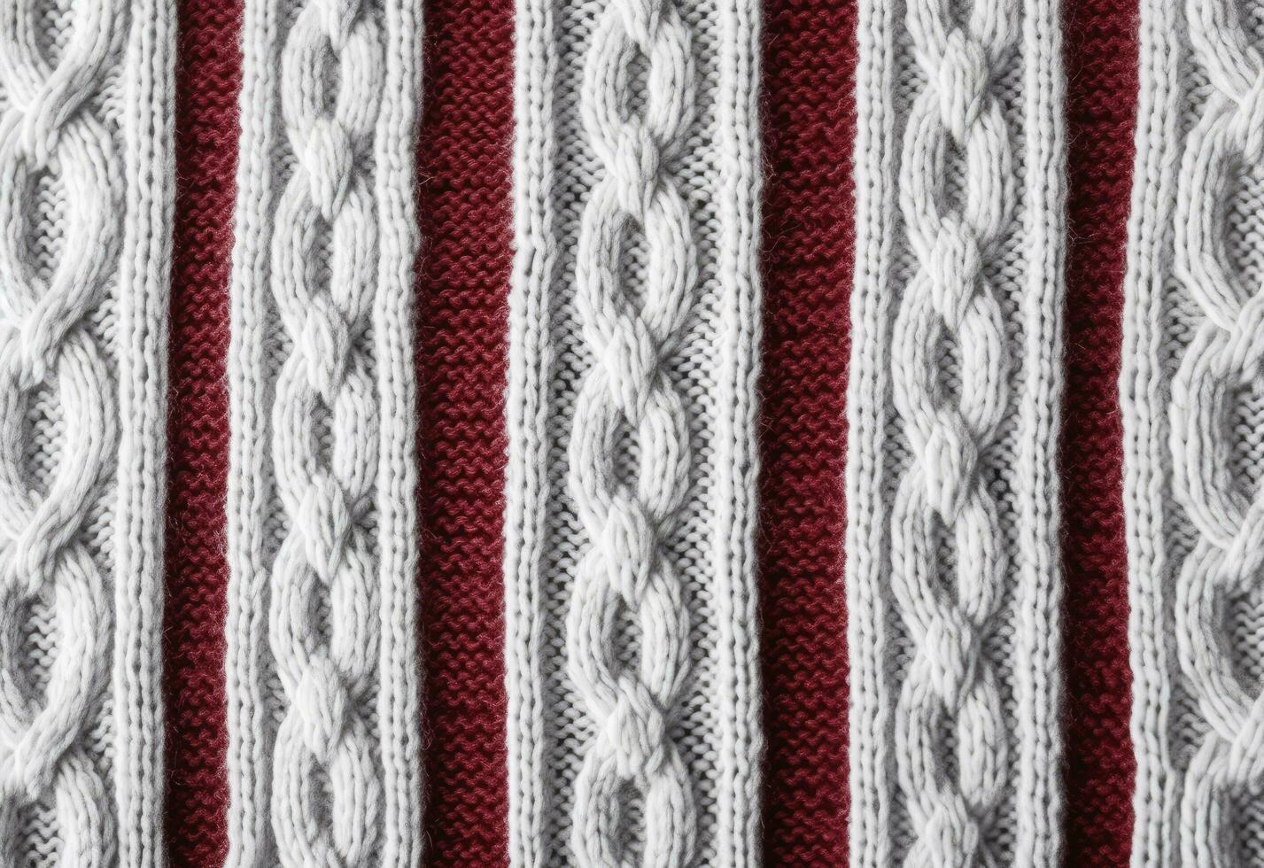 AI generated Knitted sweater texture, background with copy space. AI Generated photo