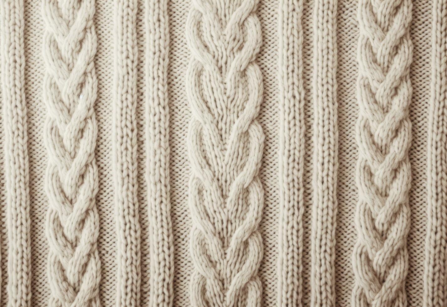 AI generated Knitted sweater texture, background with copy space. AI Generated photo