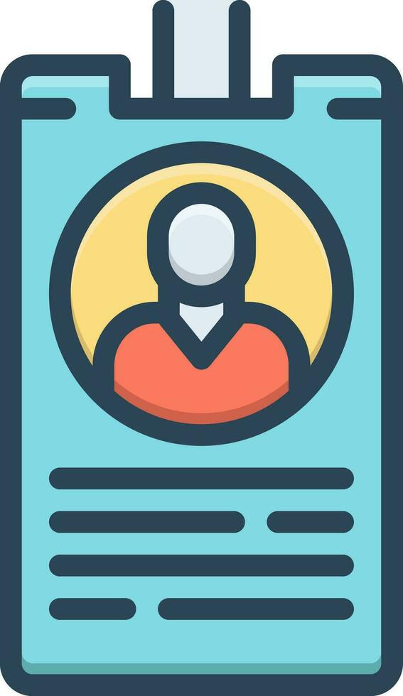 color icon for named vector