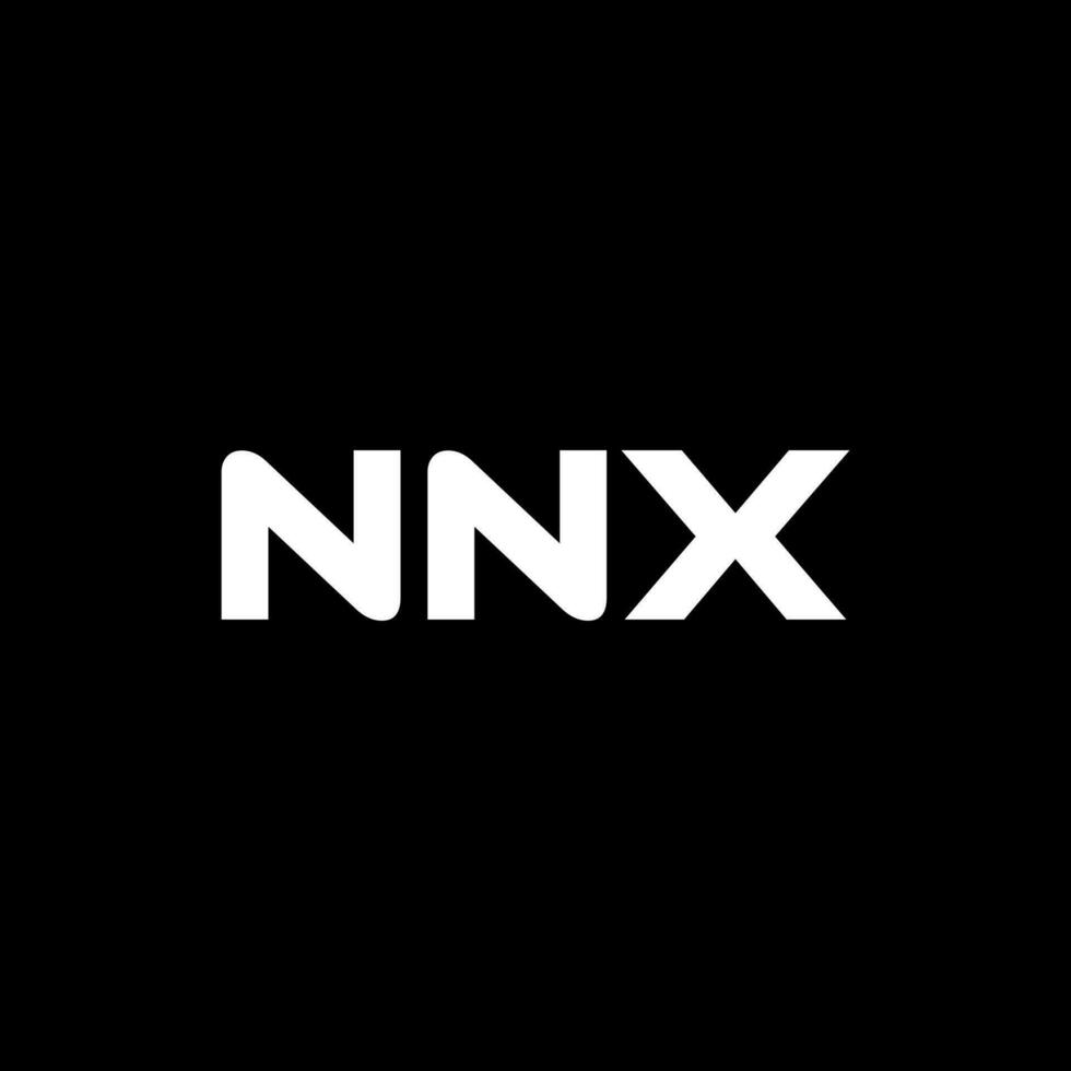 NNX Letter Logo Design, Inspiration for a Unique Identity. Modern Elegance and Creative Design. Watermark Your Success with the Striking this Logo. vector