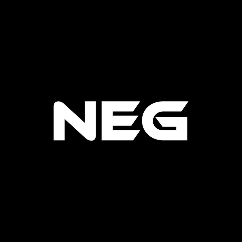 NEG Letter Logo Design, Inspiration for a Unique Identity. Modern Elegance and Creative Design. Watermark Your Success with the Striking this Logo. vector