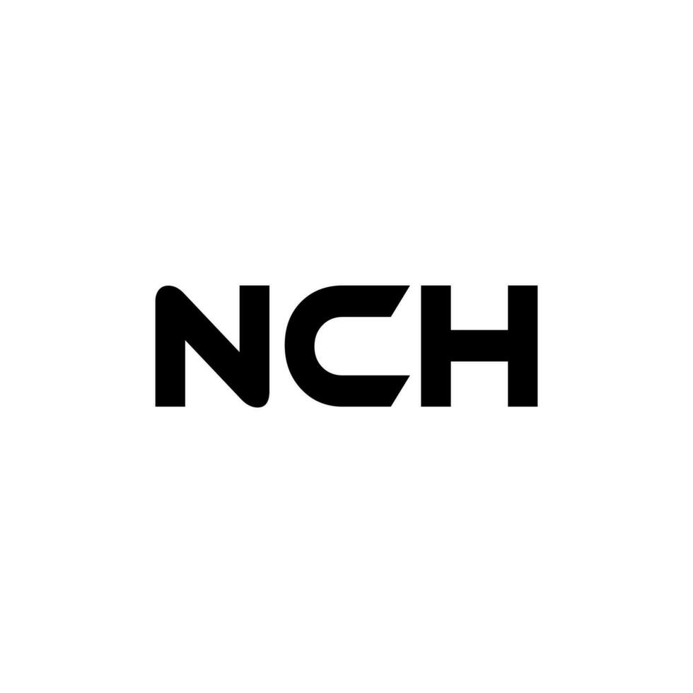 NCH Letter Logo Design, Inspiration for a Unique Identity. Modern Elegance and Creative Design. Watermark Your Success with the Striking this Logo. vector