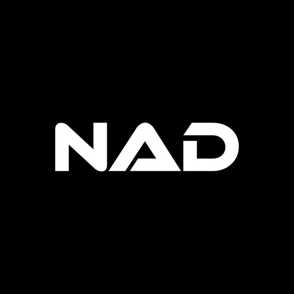 NAD Letter Logo Design, Inspiration for a Unique Identity. Modern Elegance and Creative Design. Watermark Your Success with the Striking this Logo. vector