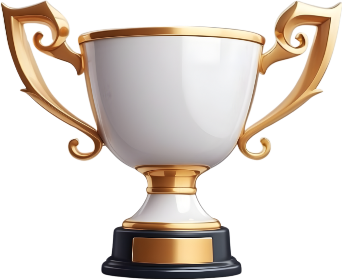 AI generated trophy cup clipart ai generative png