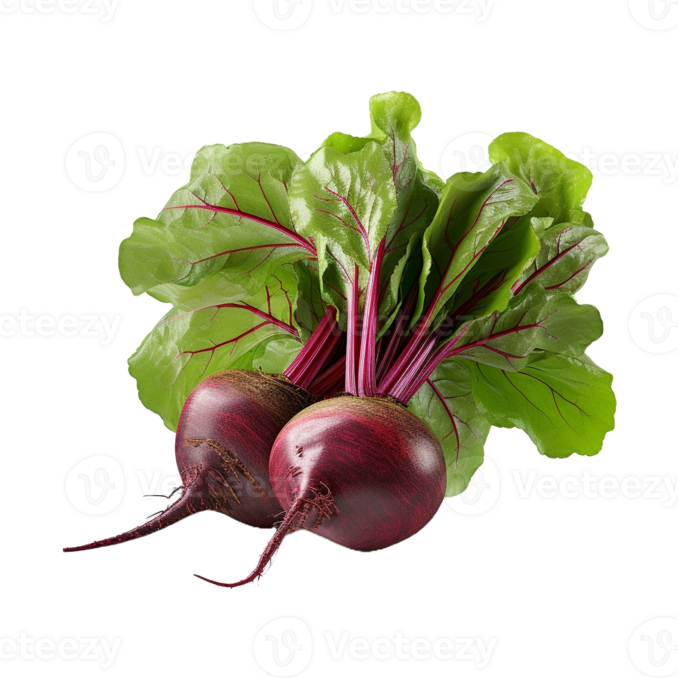 AI generated Fresh Red Beets on Transparent Background - Ai Generated png