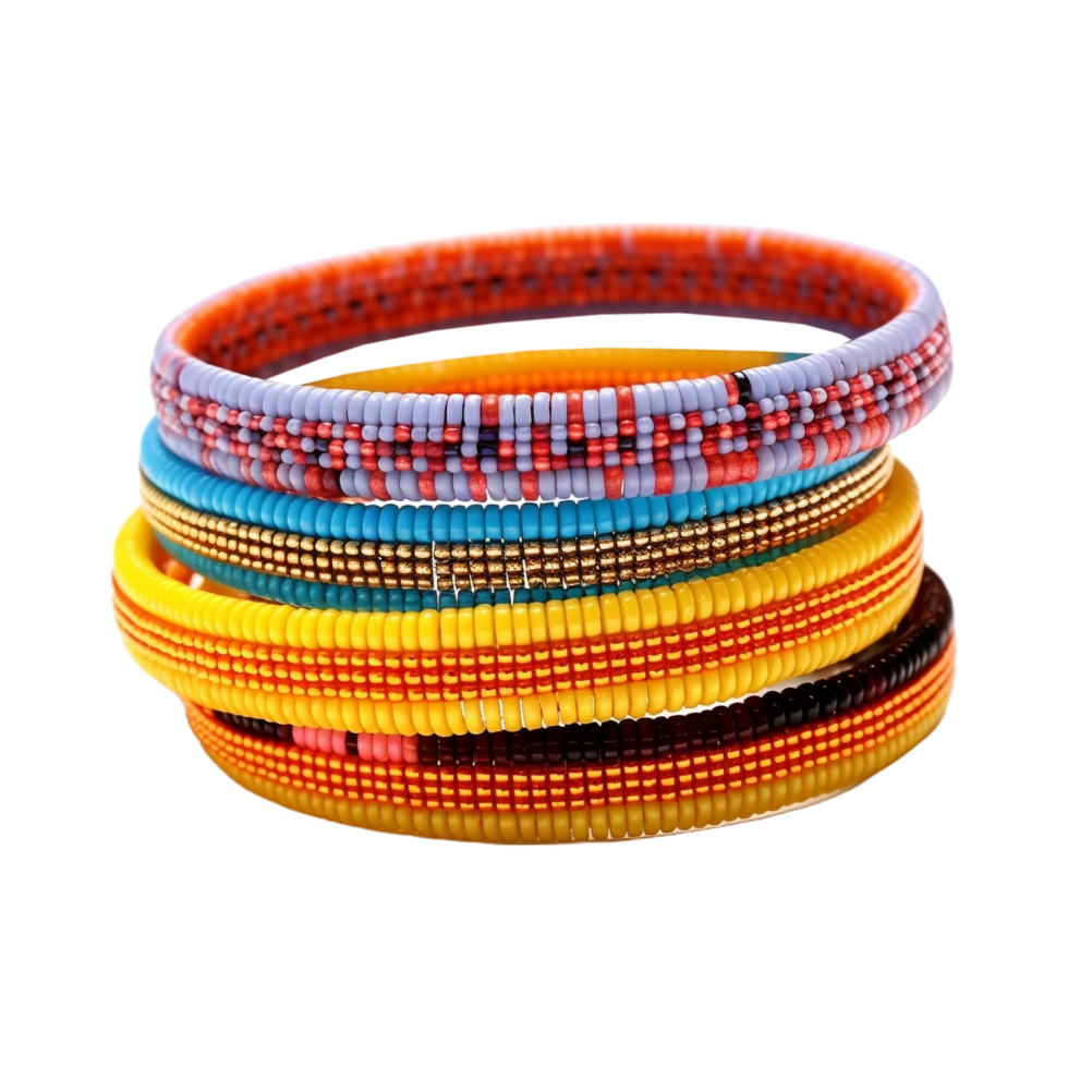 AI generated Girls Traditional Bracelet Indian on Transparent Background - Ai Generated png