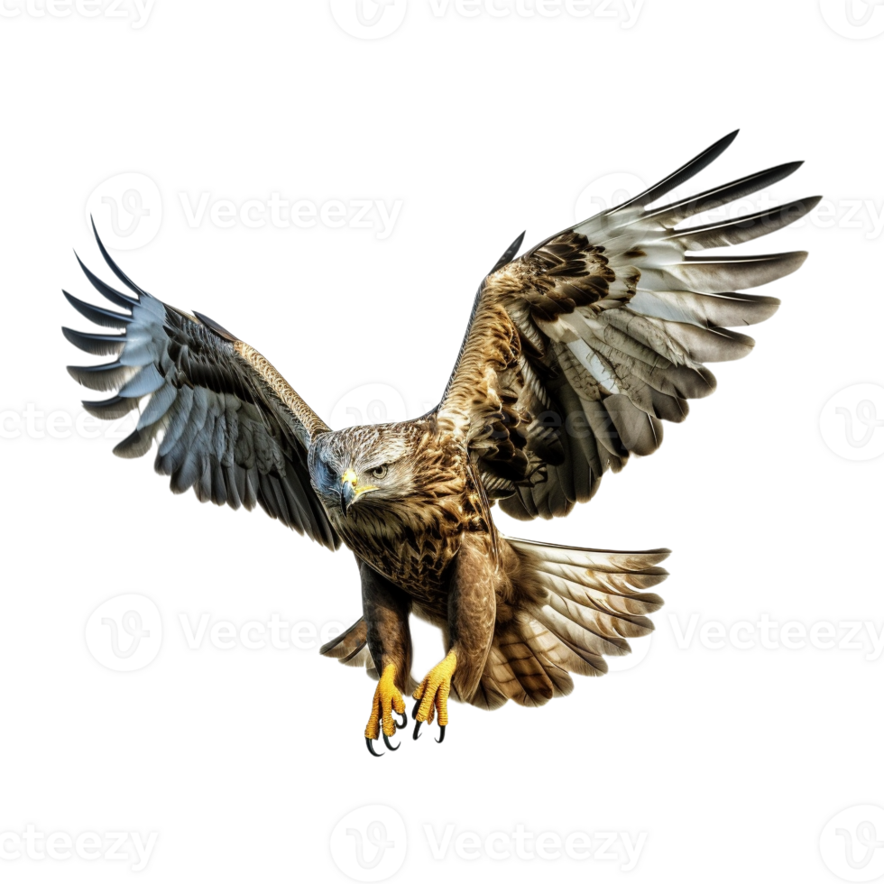 AI generated Flying Eagle on Transparent Background - Ai Generated png