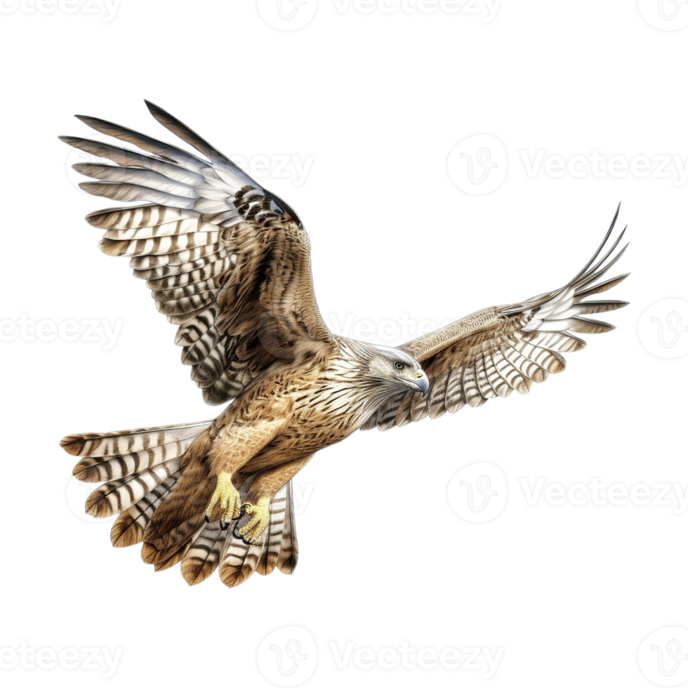 AI generated Flying Eagle on Transparent Background - Ai Generated png