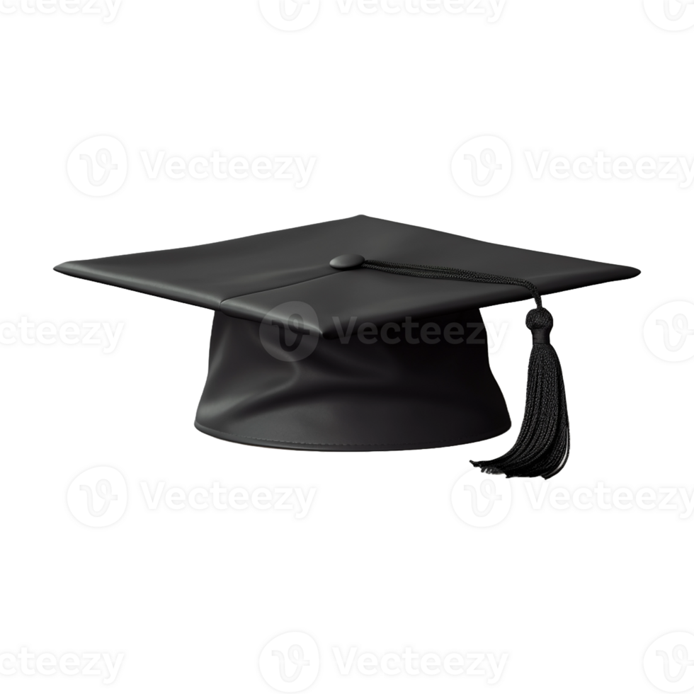 AI generated Graduation Cap on Transparent Background - Ai Generated png