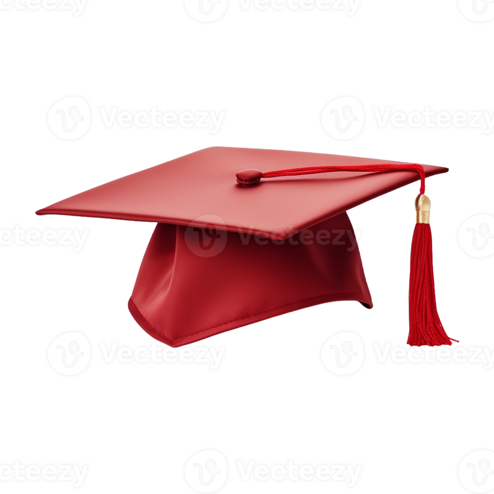 AI generated Graduation Cap on Transparent Background - Ai Generated png