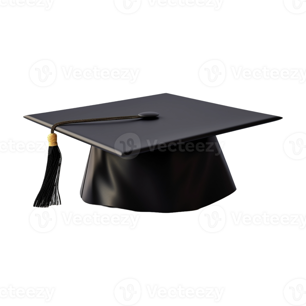 AI generated Graduation Cap on Transparent Background - Ai Generated png