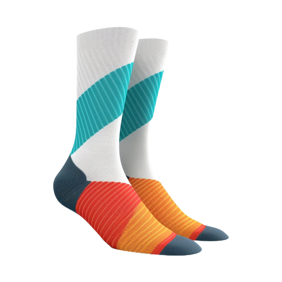 AI generated Colorful Socks on Transparent Background - Ai Generated png