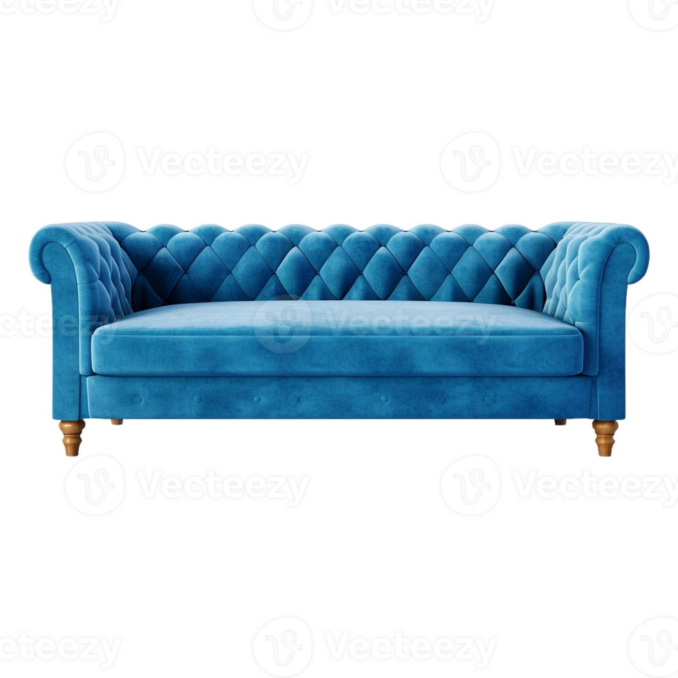 AI generated Beautiful Sofa on Transparent Background - Ai Generated png