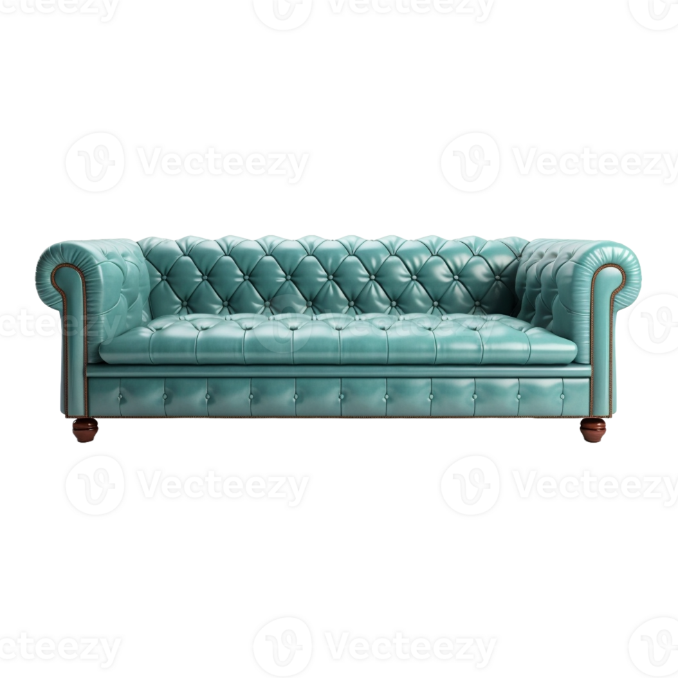 AI generated Beautiful Sofa on Transparent Background - Ai Generated png