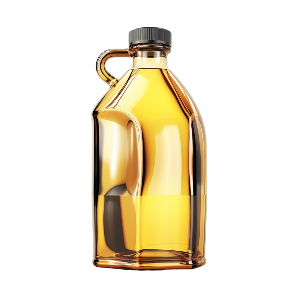 AI generated Bottle of Oil on Transparent Background - Ai Generated png