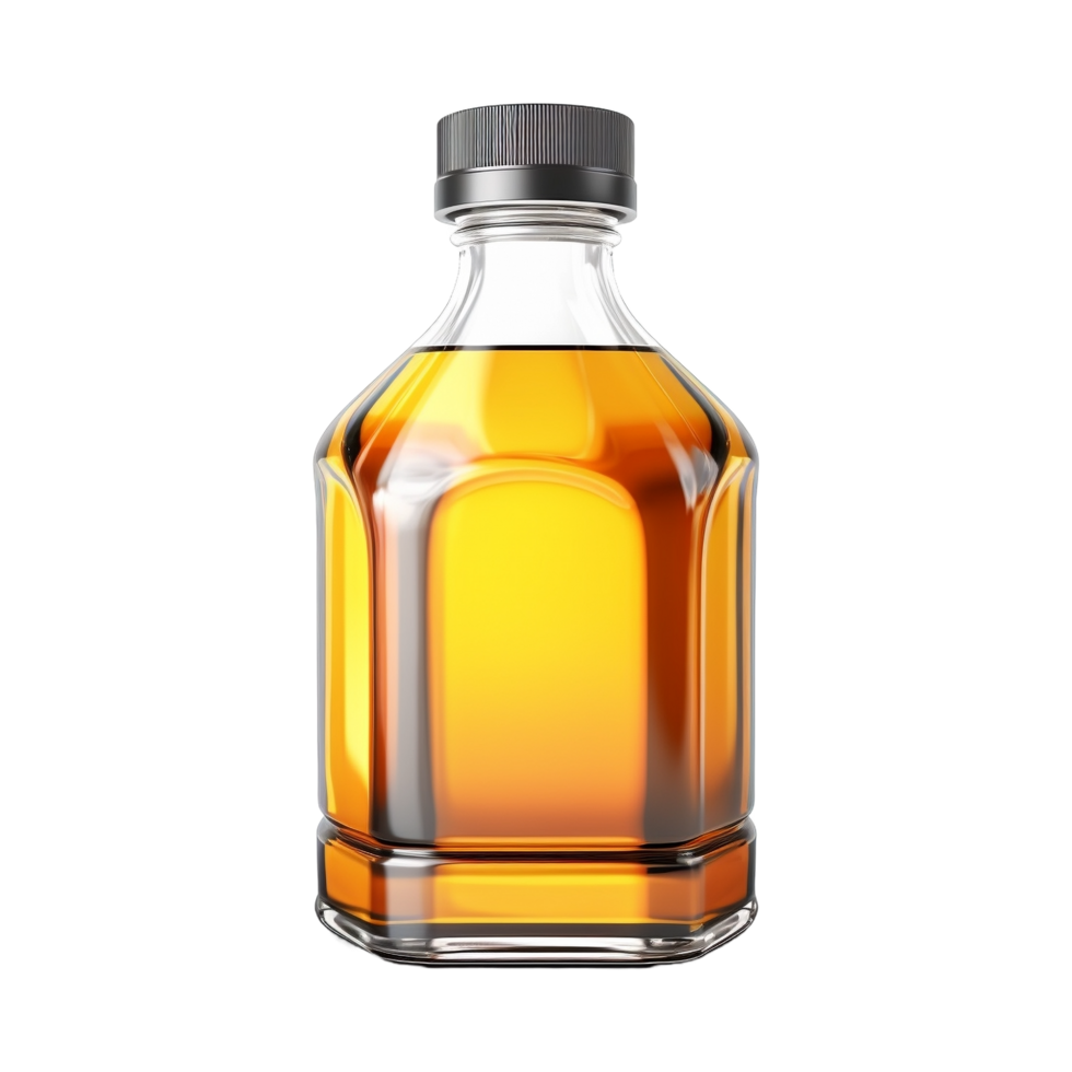 AI generated Bottle of Oil on Transparent Background - Ai Generated png