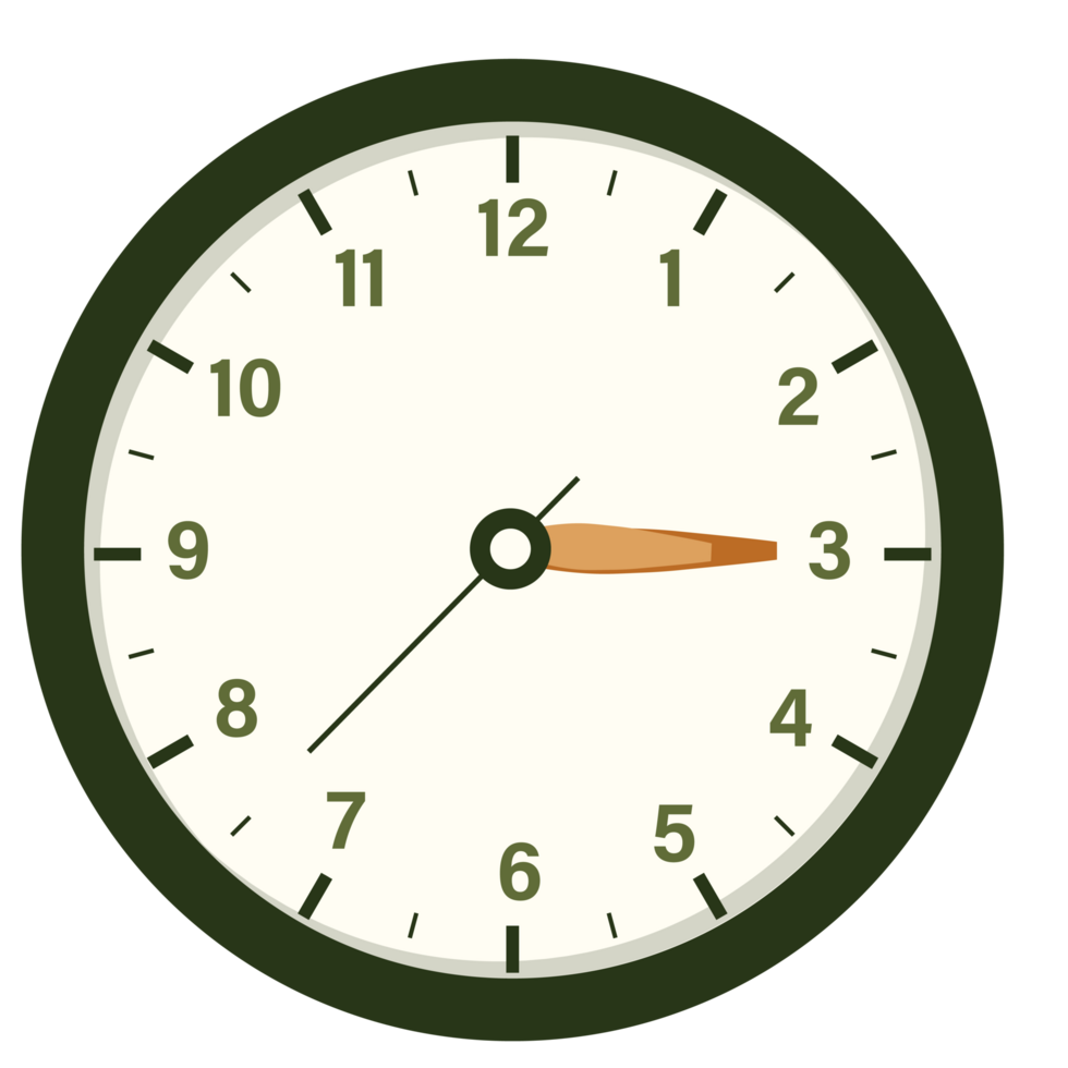 Wall Analog Clock Design Show at 3.15 , Time and Clock Illustration png