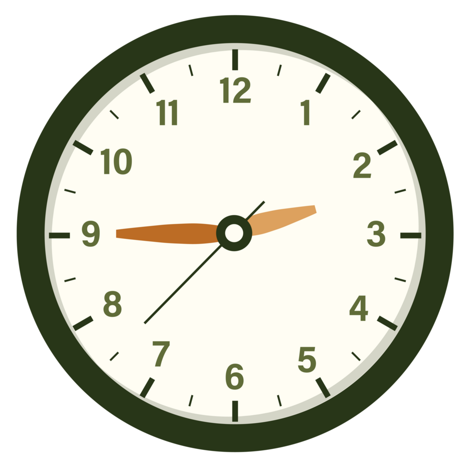 Wall Analog Clock Design Show At 2 45 Time And Clock Illustration wall-analog-clock-design-show-at-2-45-time-and-clock-illustration