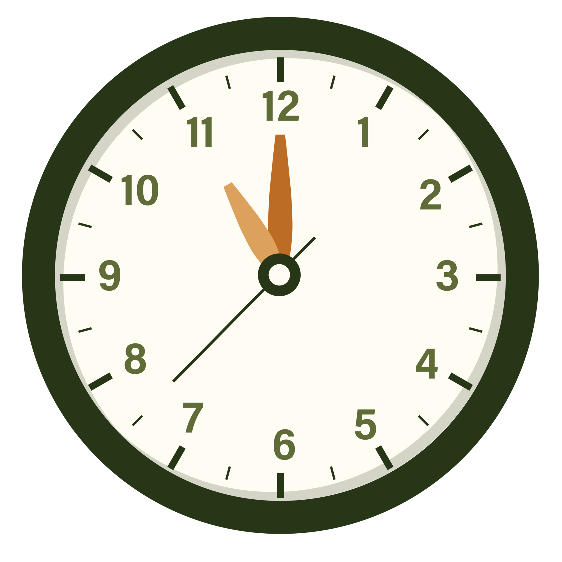 Wall Analog Clock Design Show At 11 O clock Time And Clock wall-analog-clock-design-show-at-11-o-clock-time-and-clock