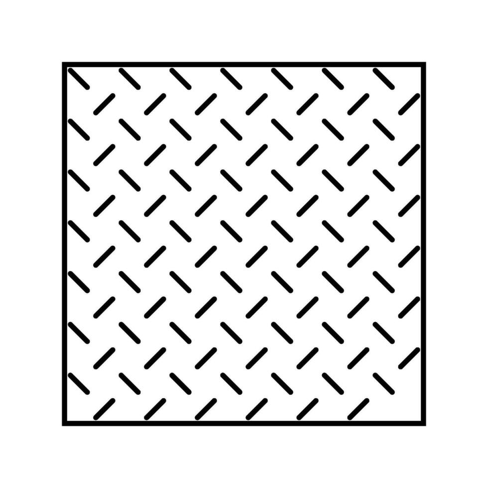 sheet metal manufacturing engineer line icon vector illustration