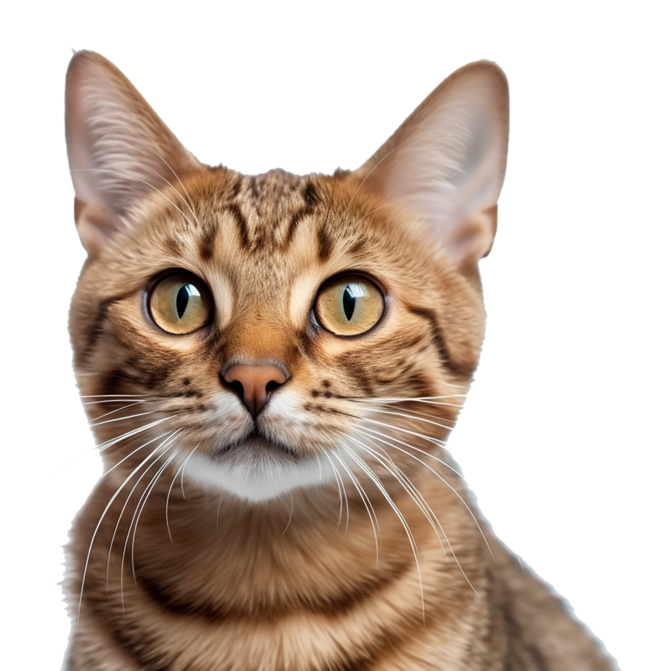 AI generated Beautiful Cat on Transparent Background - Ai Generated png
