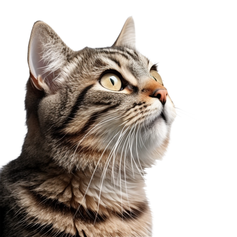 AI generated Beautiful Cat on Transparent Background - Ai Generated png