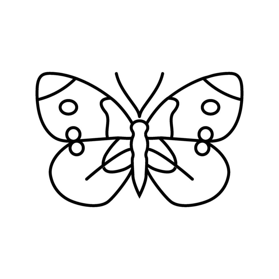 repollo blanco verano línea icono vector ilustración