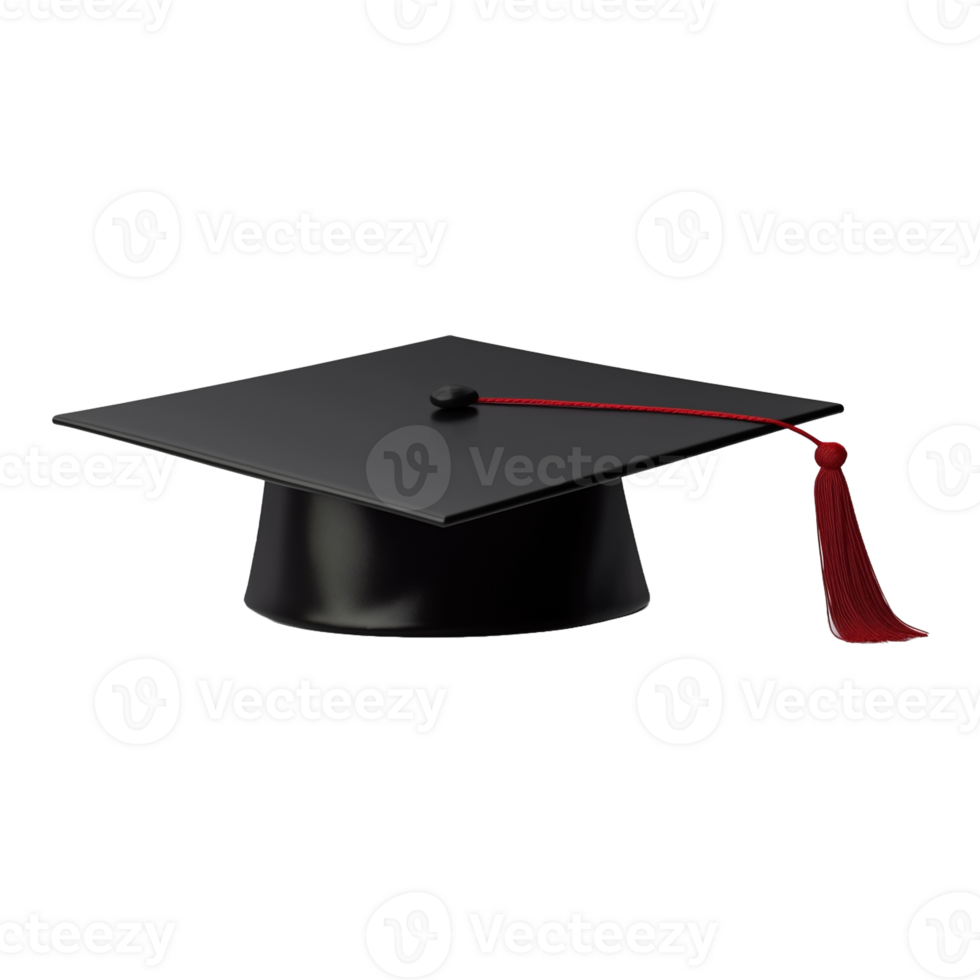 AI generated Graduation Cap on Transparent Background - Ai Generated png