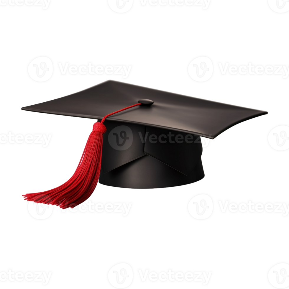 AI generated Graduation Cap on Transparent Background - Ai Generated png