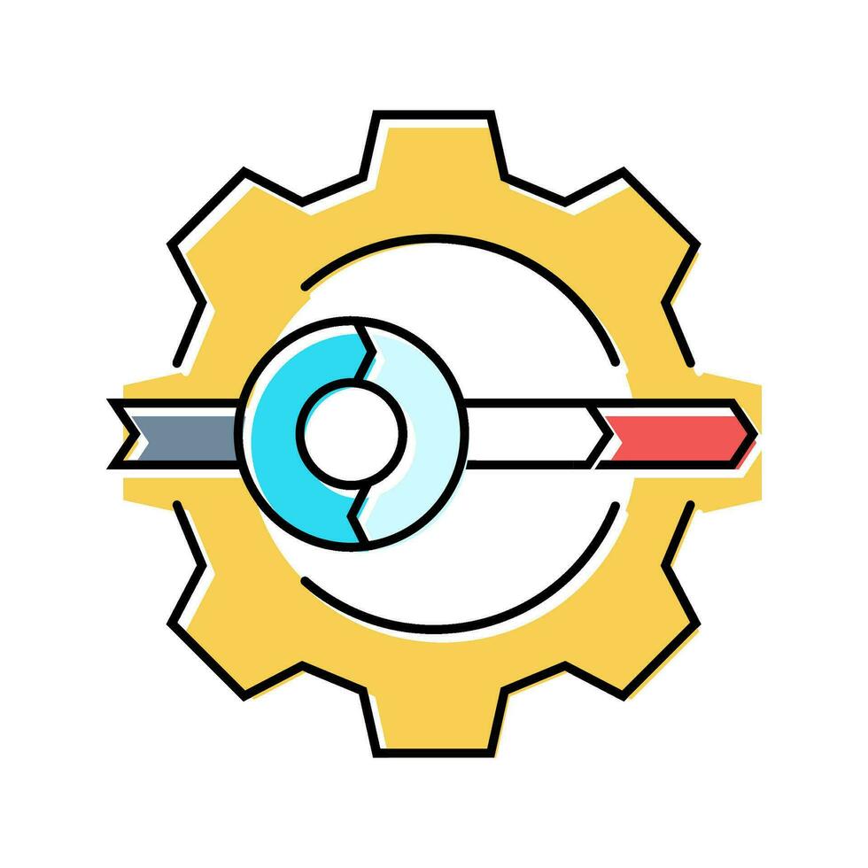 rapid application development software color icon vector illustration