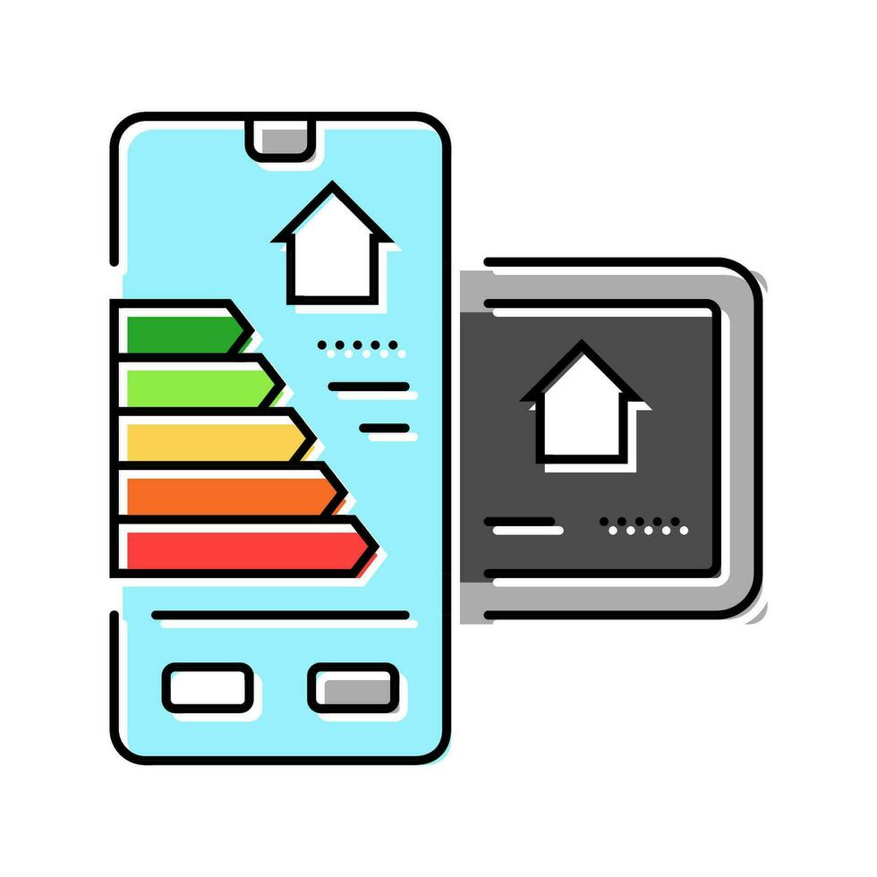 home automation efficient color icon vector illustration