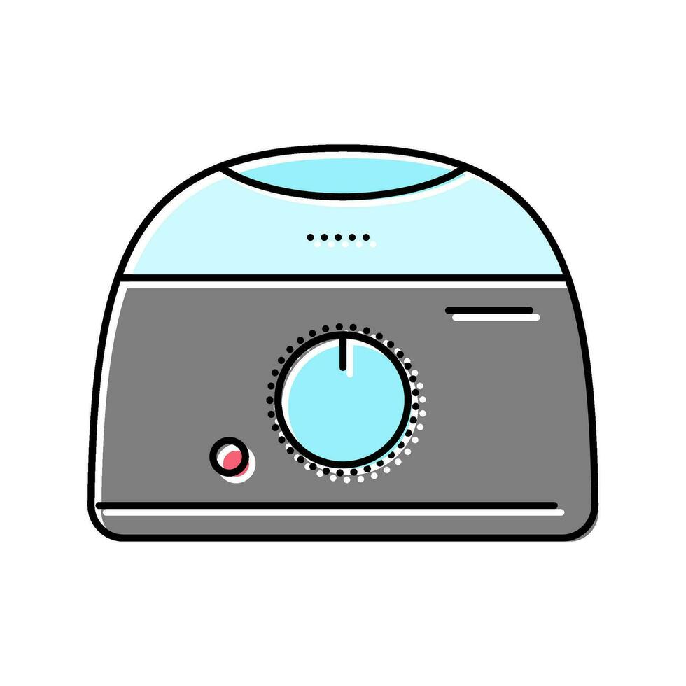 wax warmer hair salon color icon vector illustration