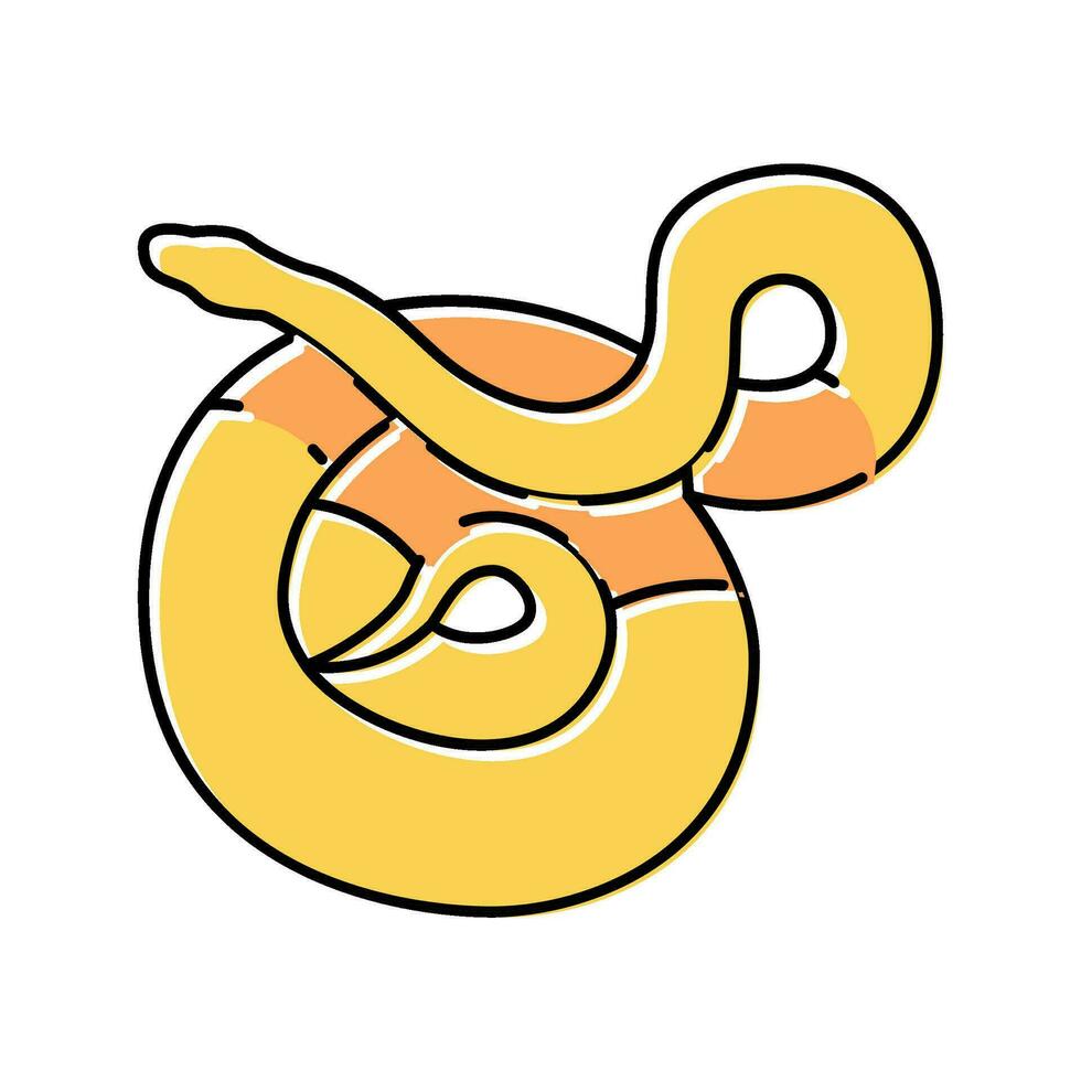 python animal snake color icon vector illustration 35273953 Vector Art ...