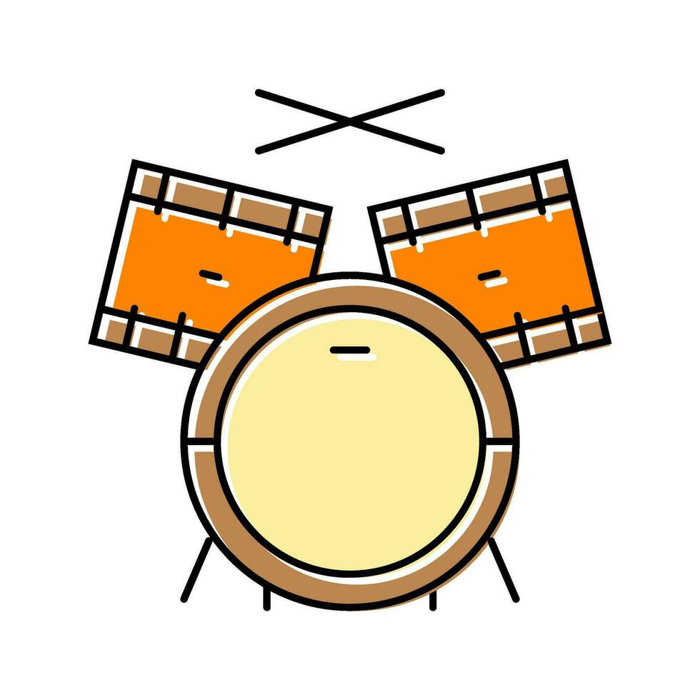 boombox personaje retro música color icono vector ilustración
