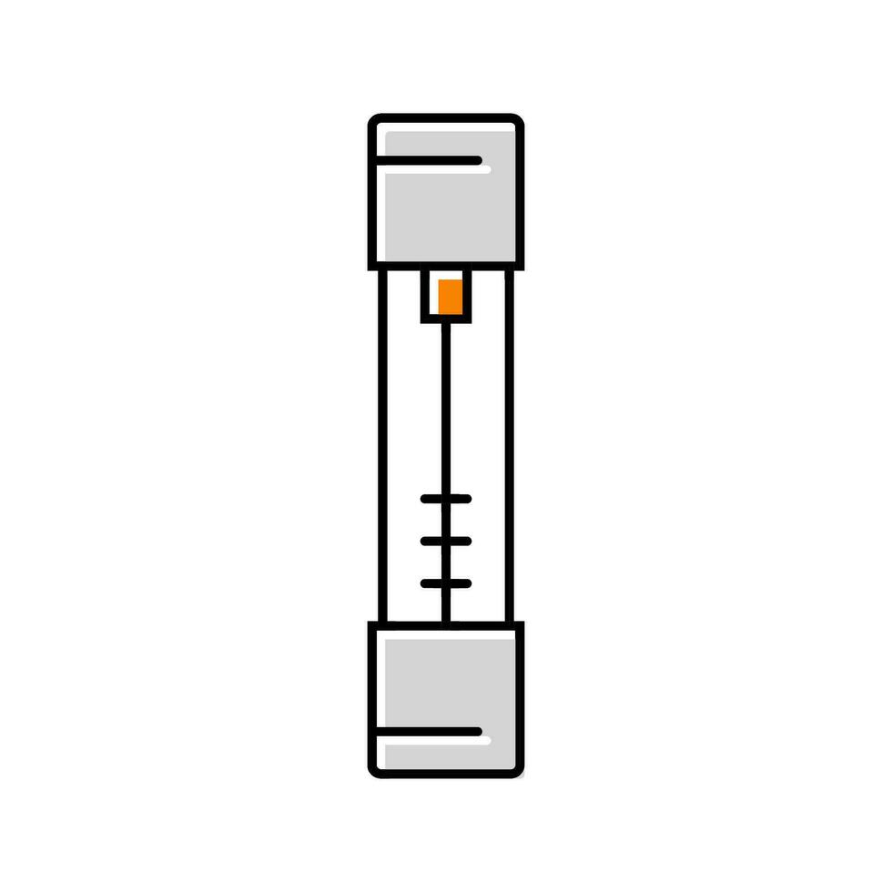 fuse electrical engineer color icon vector illustration