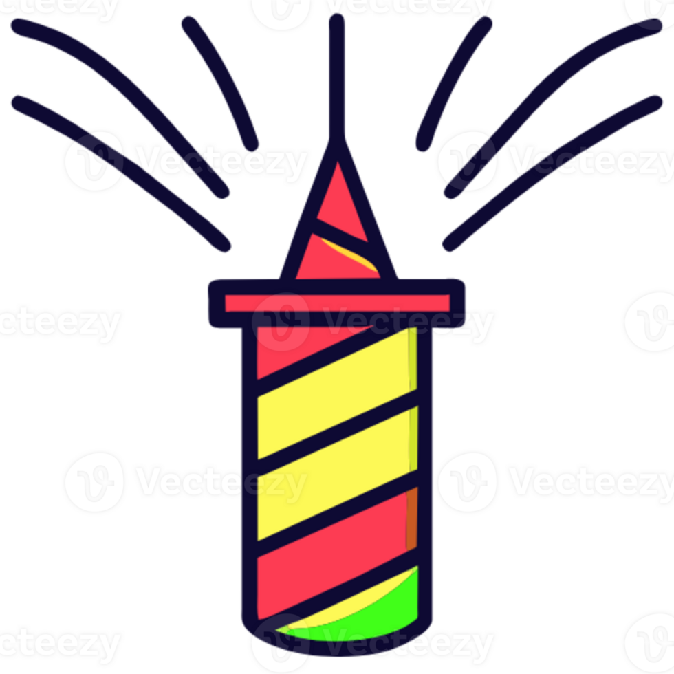 AI generated Party popper Surprise 35274581 PNG