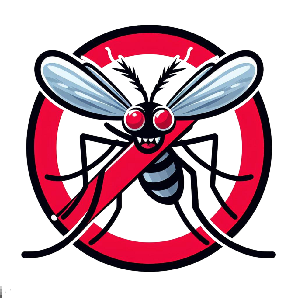 AI generated Anti mosquito symbol png