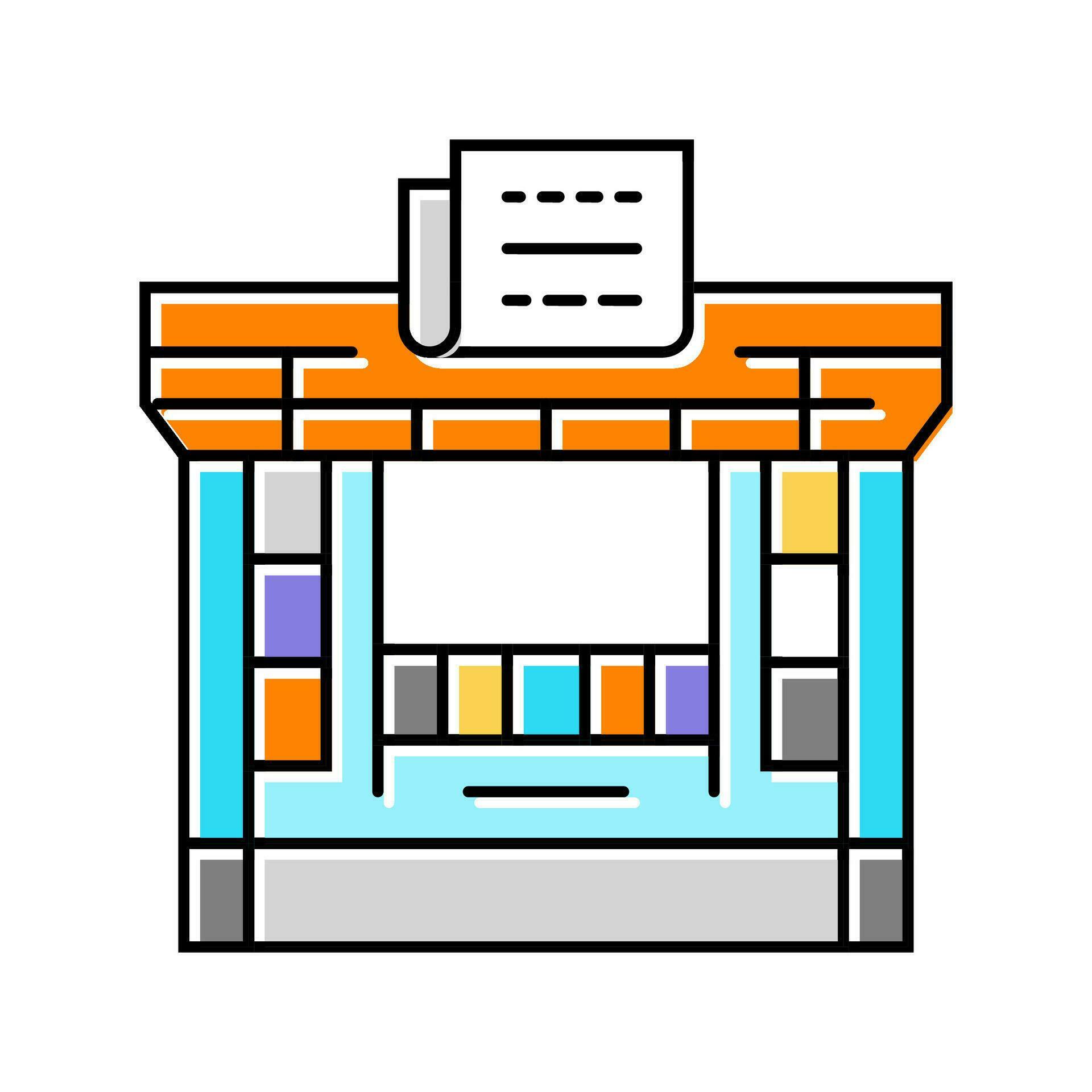newsstand news media color icon vector illustration 35274731 Vector Art newsstand news media color icon vector illustration 35274731 Vector Art