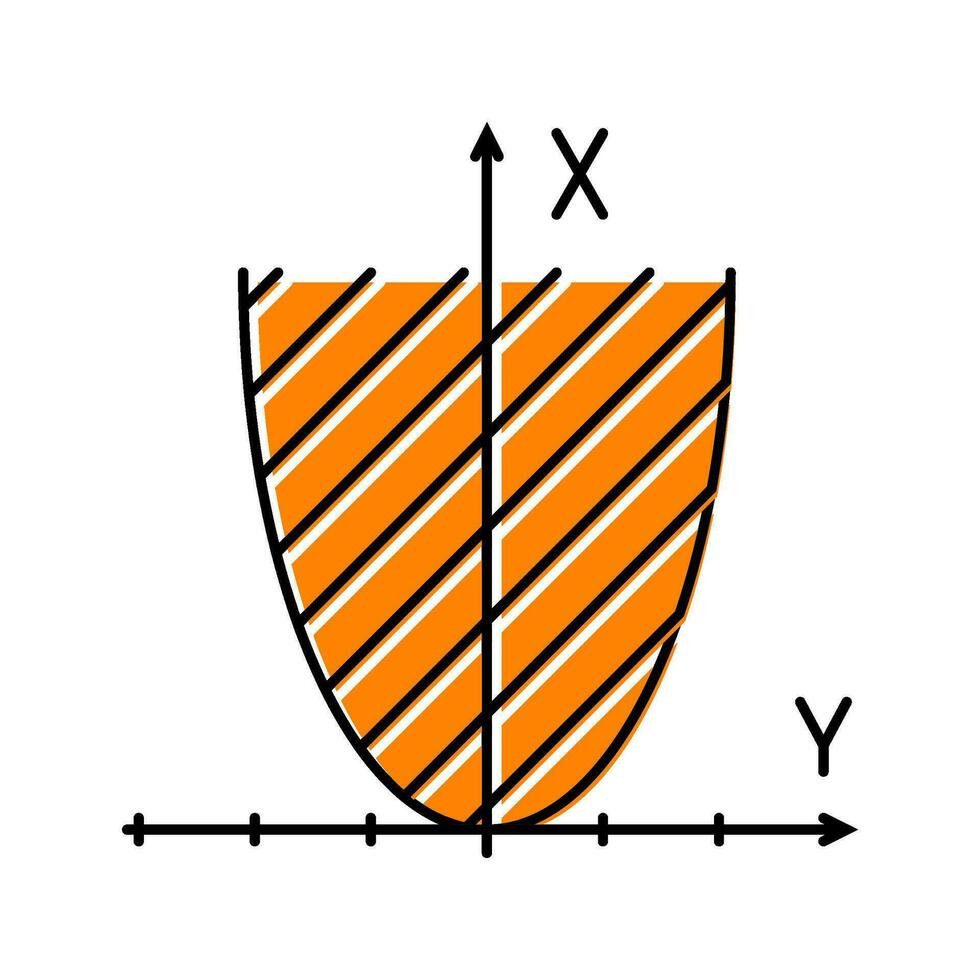 álgebra educación Ciencias color icono vector ilustración