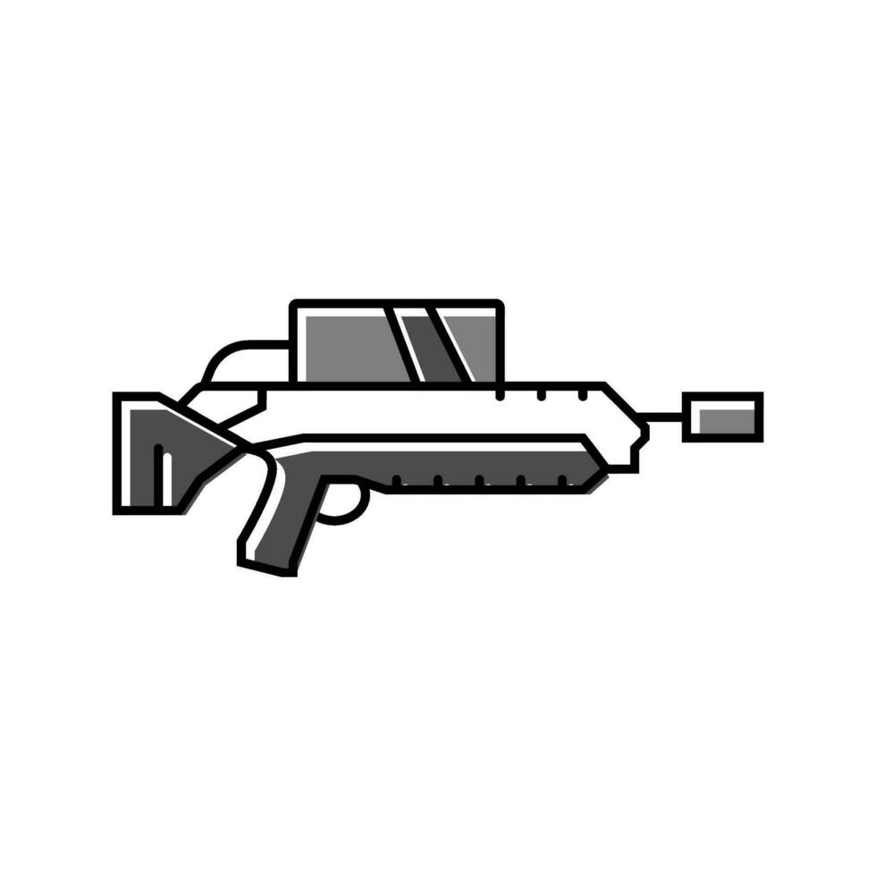 flamethrower weapon war color icon vector illustration