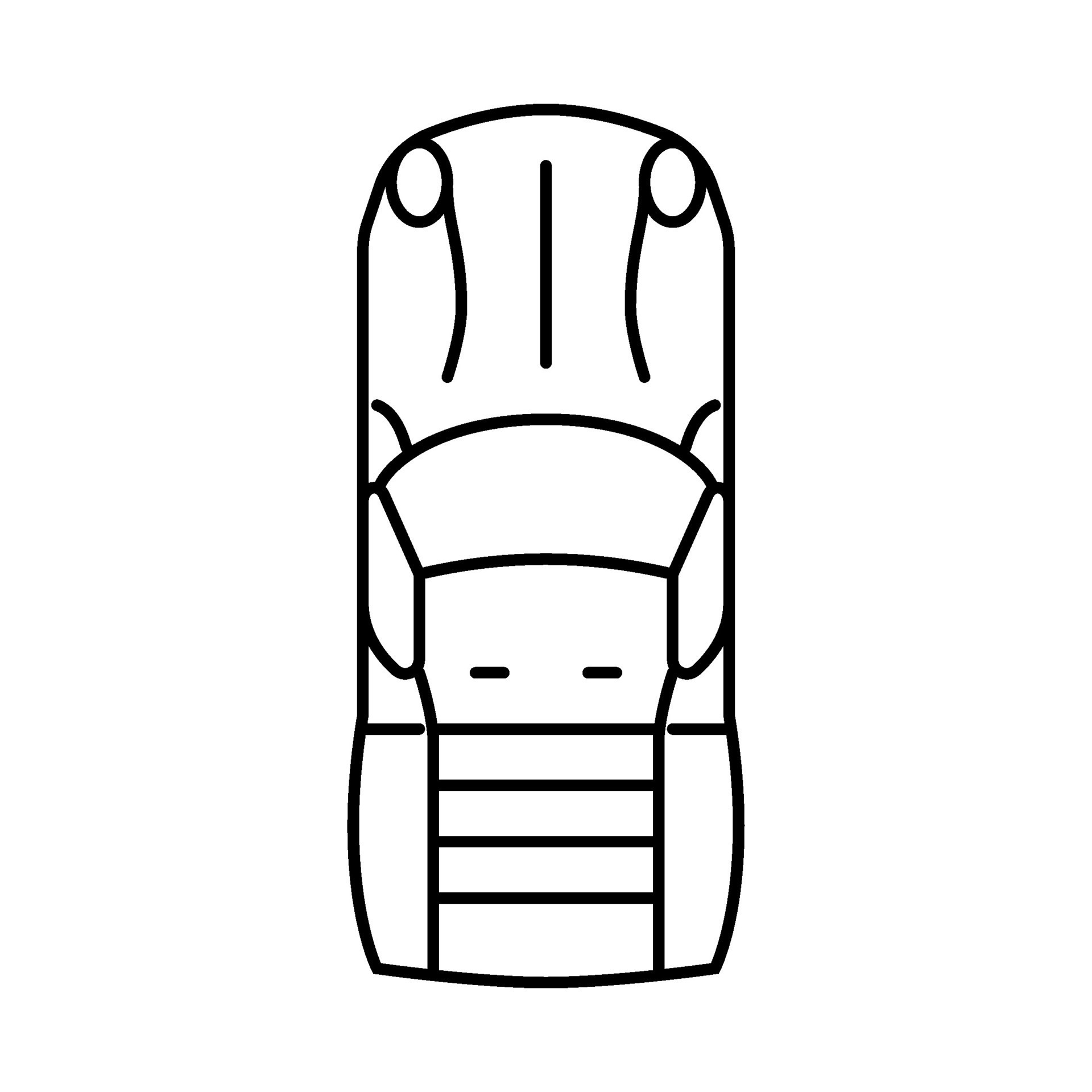 motion car top view line icon vector illustration 35275618 Vector Art