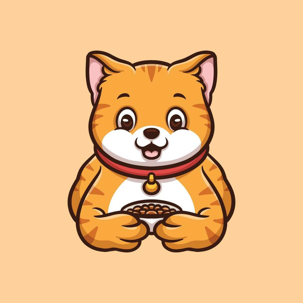 Cat Cartoon Illustrasion vector