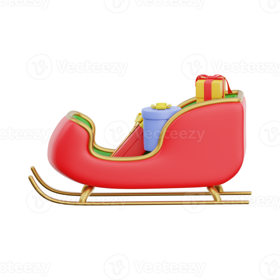 Santa Claus Sleigh png