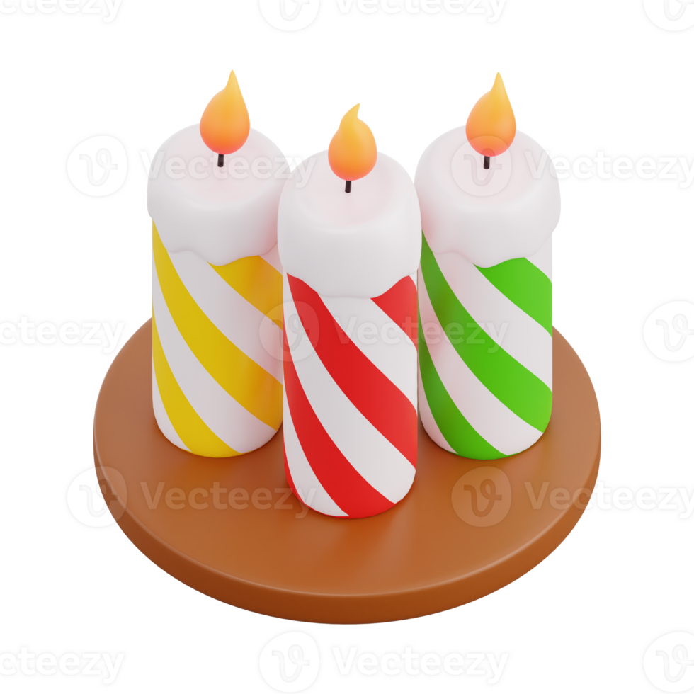 Christmas candle light png