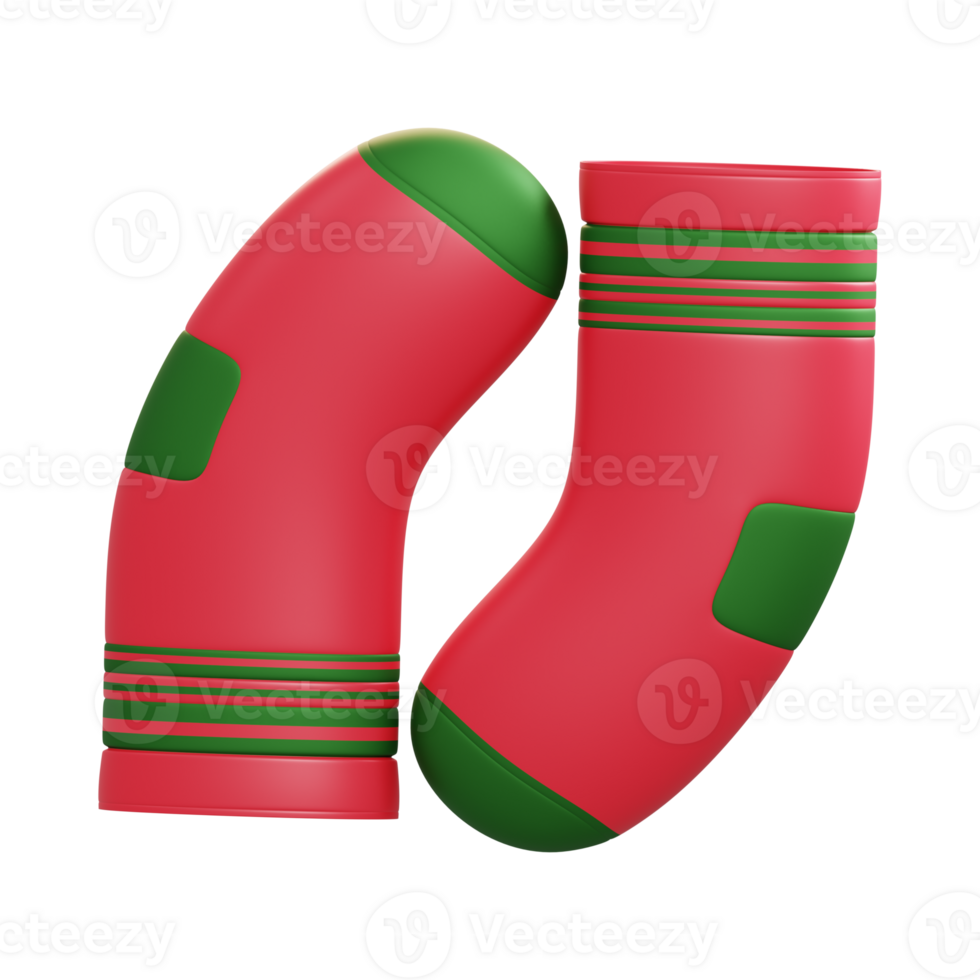 Noël chaussettes, Noël décoration png