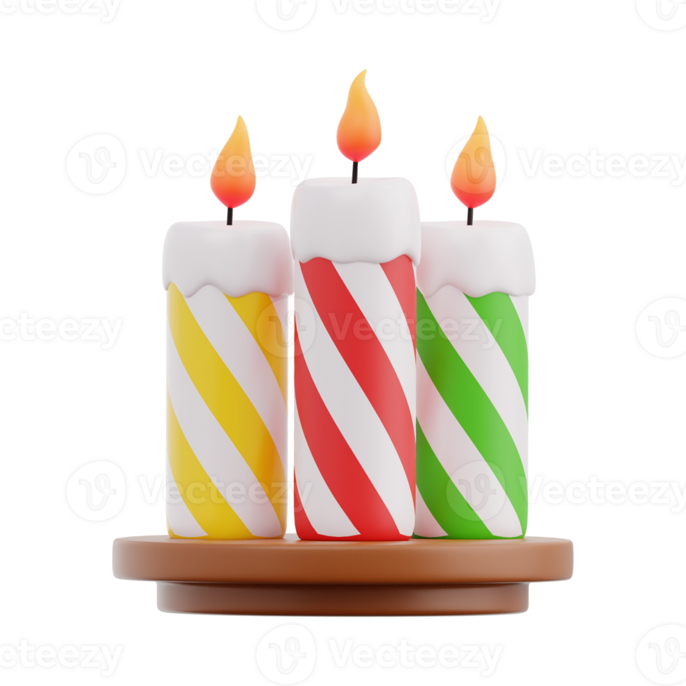 Christmas candle light png