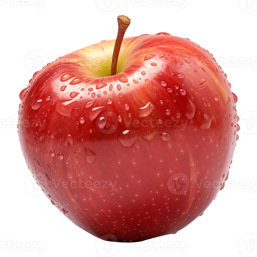 AI generated AI Generative A Red Apple on Transparent background. png