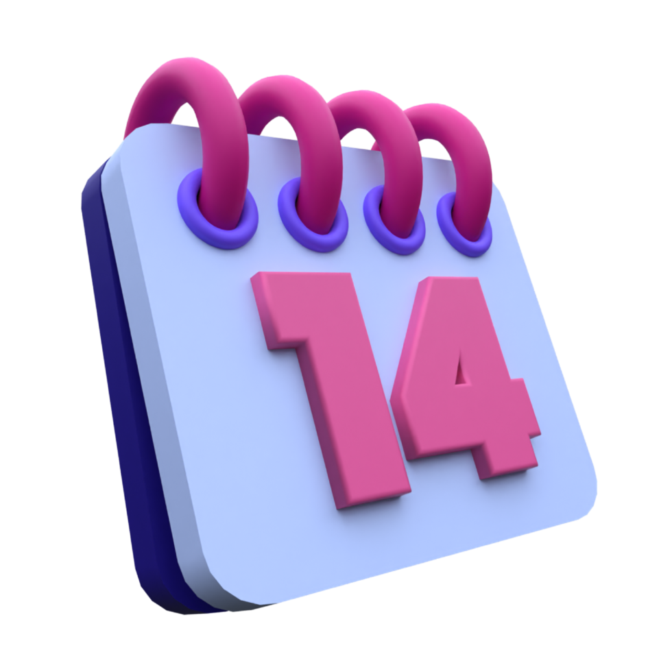 uniek 3d renderen kalender klok herinnering kennisgeving icon.realistisch vector illustratie png