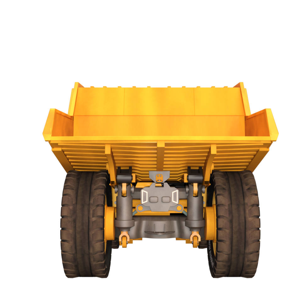 dump truck on a transparent background png