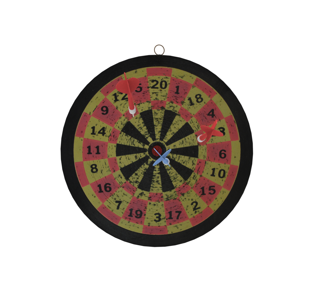 dart board with a target on it png